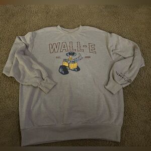 WALL•E Graphic Crewneck Sweatshirt - Light Gray